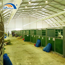 Polygon style aluminum temporary structure building for horse race 